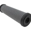 Plumbing Cartridge Filter: 2-1/2" OD, 9-3/4" Long, 5 micron, Carbon Impregnated Cellulose