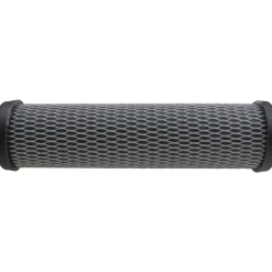 Plumbing Cartridge Filter: 2-1/2" OD, 9-3/4" Long, 5 micron, Carbon Impregnated Cellulose