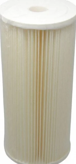 Plumbing Cartridge Filter: 4-1/2" OD, 9-3/4" Long, 5 micron, Cellulose Polyester