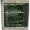 Plumbing Cartridge Filter: 2-1/2" OD, 9-3/4" Long, 50 micron, Cellulose Fiber