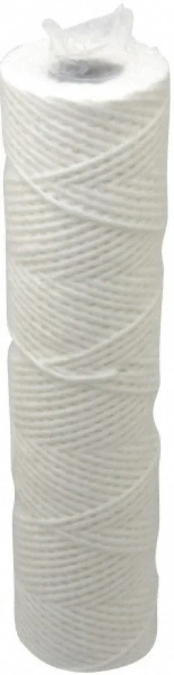 Plumbing Cartridge Filter: 2-1/2" OD, 10" Long, 10 micron, Cotton