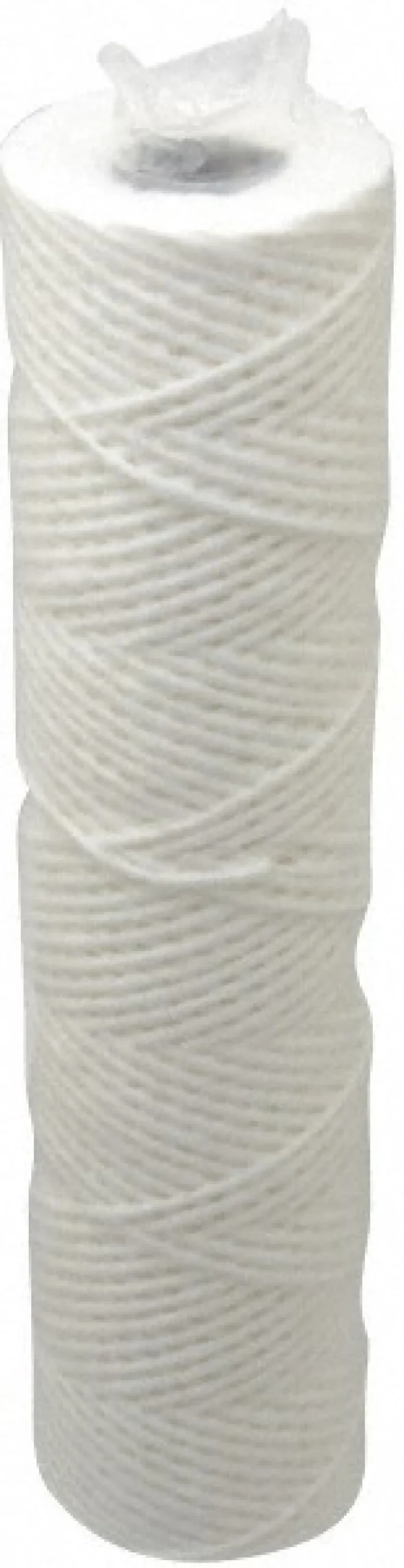 Plumbing Cartridge Filter: 2-1/2" OD, 10" Long, 10 micron, Cotton