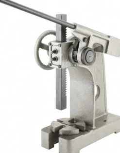 Pneumatic Arbor Press: 2-1/2" Ram, 6" Throat Depth, 3 Ton Pressure, 18" Stroke, 12-5/8" Max Work Height