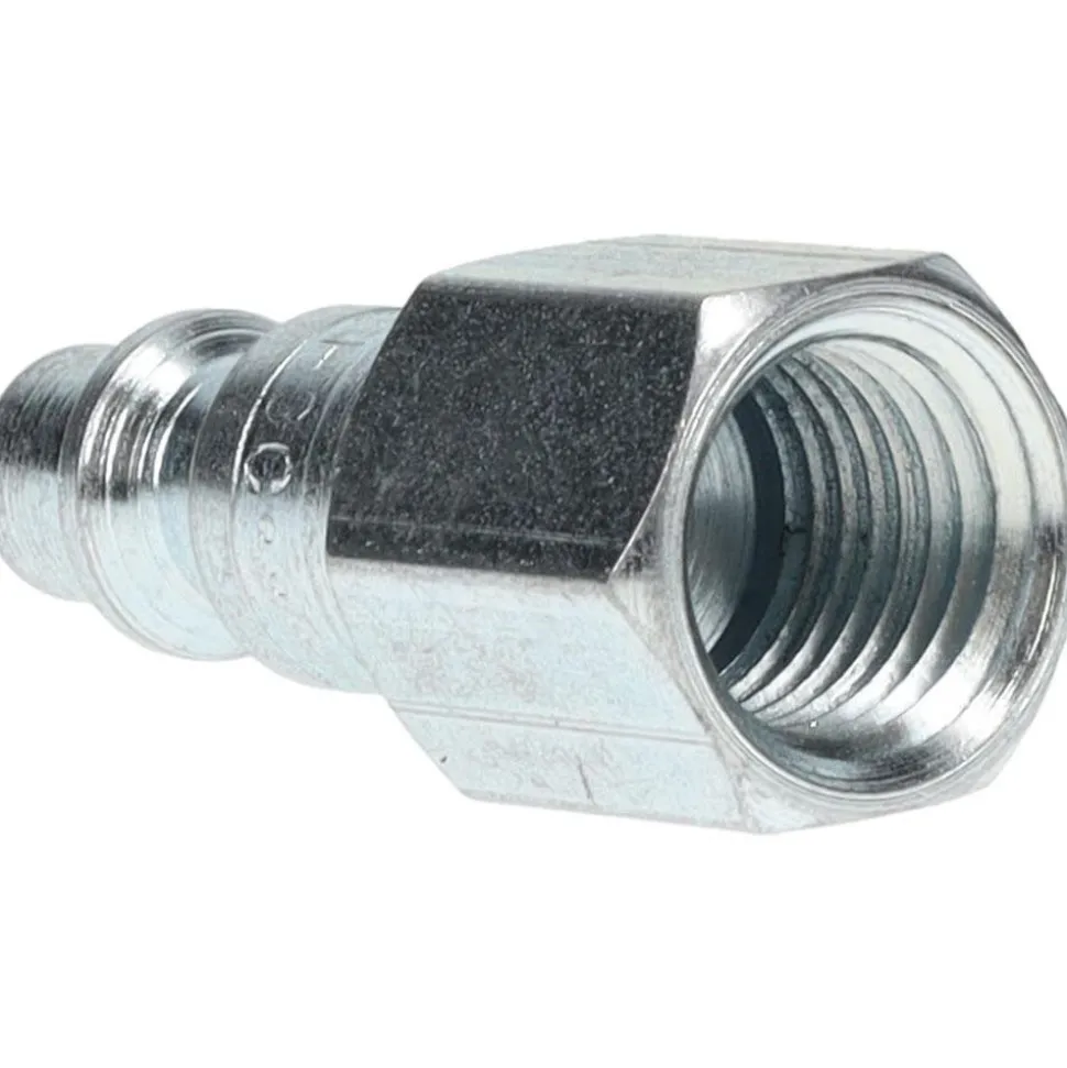 Pneumatic Hose Coupling: 1/4-18, 1/4" Body Dia, Industrial Interchange