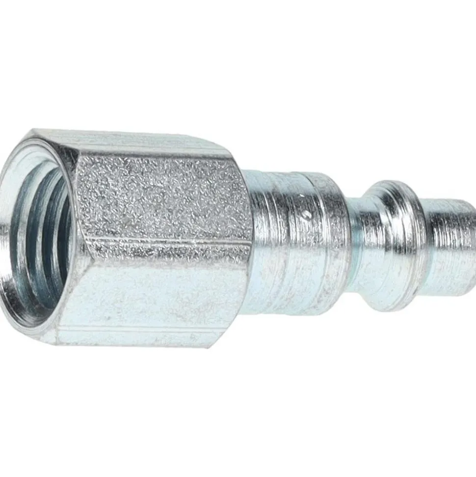 Pneumatic Hose Coupling: 1/4-18, 1/4" Body Dia, Industrial Interchange