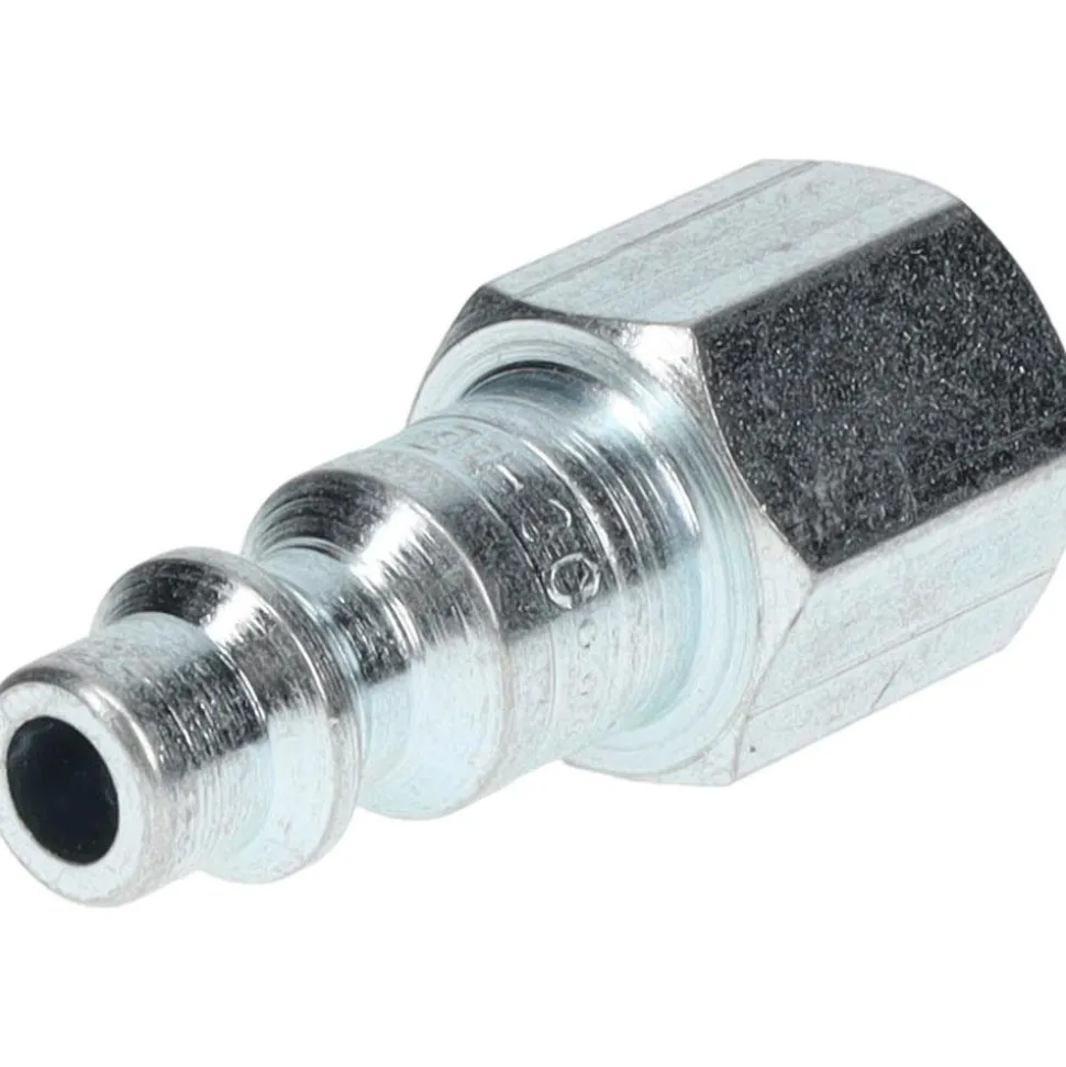 Pneumatic Hose Coupling: 1/4-18, 1/4" Body Dia, Industrial Interchange