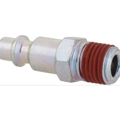 Pneumatic Hose Coupling: 1/4" Thread, 1/4" Body Dia, Industrial Interchange