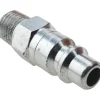 Pneumatic Hose Coupling: 1/4" Thread, 3/8" Body Dia, Industrial Interchange