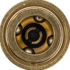 Pneumatic Hose Coupling: 1/4" Thread, 1/4" Body Dia, Industrial Interchange