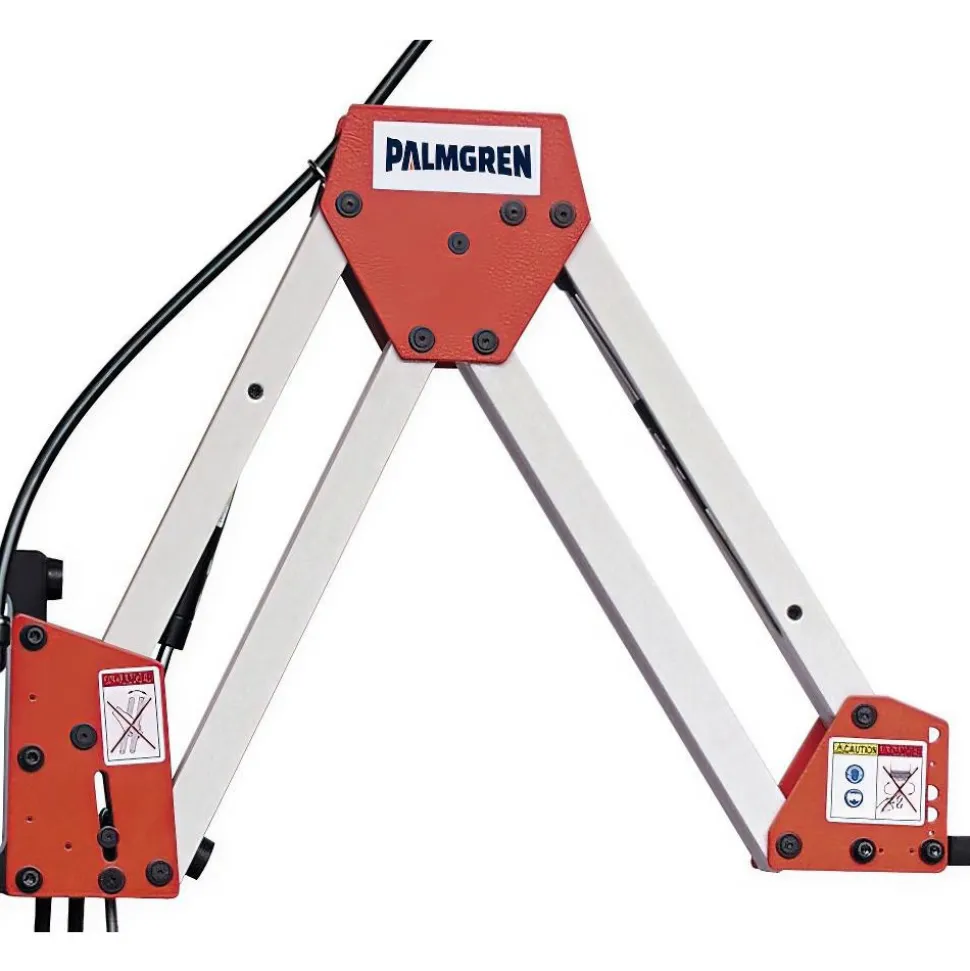 Pneumatic Tapping Arm: 58" Arm Reach, 9/16" Max Aluminum, 1/2" Max Steel, 400 RPM