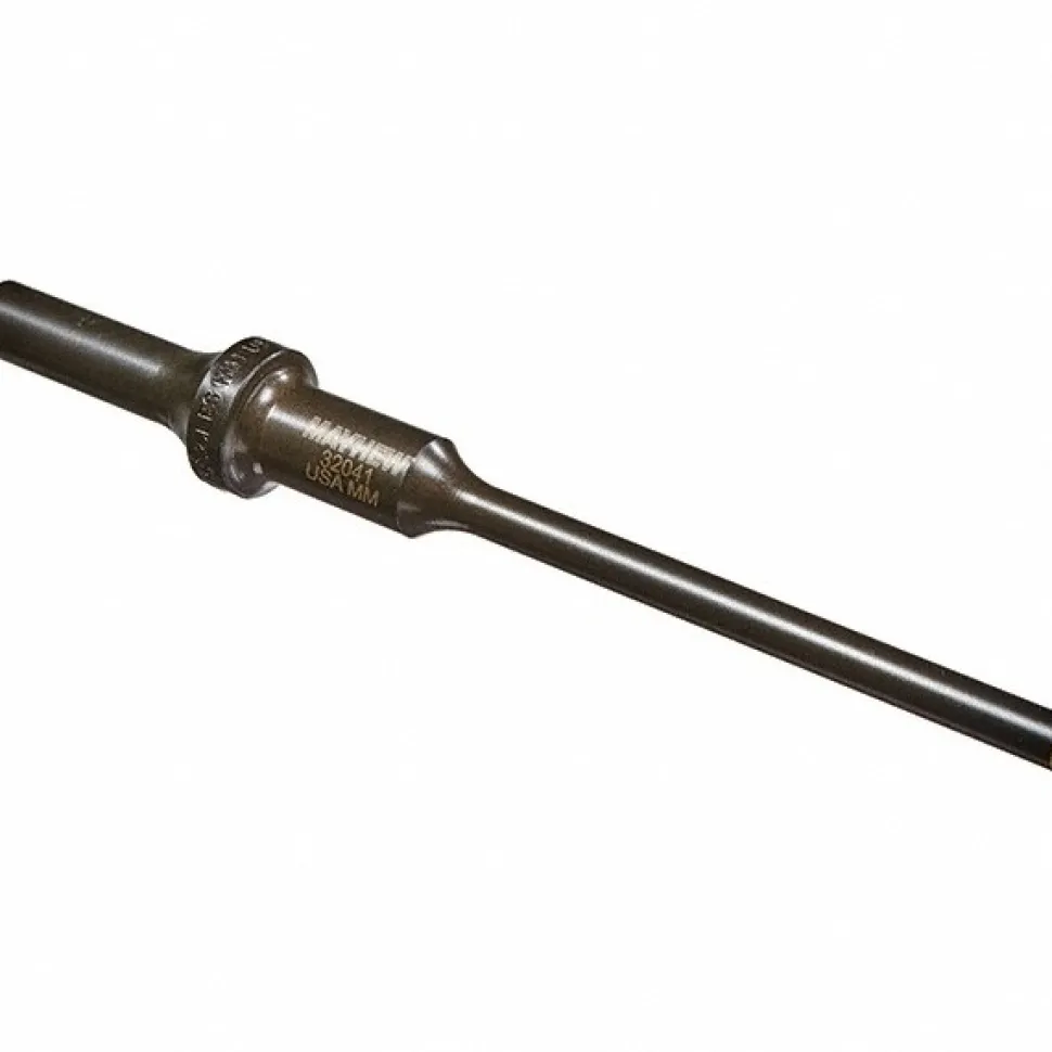 Pneumatic Tool: Roll Pin Punch, 1/4" Head Width, 6" OAL