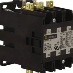 3 Pole, 60 Amp Inductive Load, 110 Coil VAC at 50 Hz and 120 Coil VAC at 60 Hz, Definite Purpose Contactor