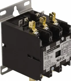 3 Pole, 30 Amp Inductive Load, 24 Coil VAC at 50/60 Hz, Definite Purpose Contactor