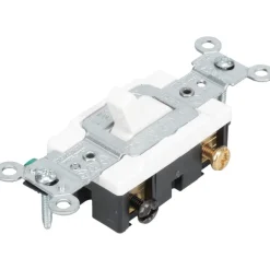 3 Pole, 120 to 277 VAC, 20 Amp, Commercial Grade Toggle Three Way Switch