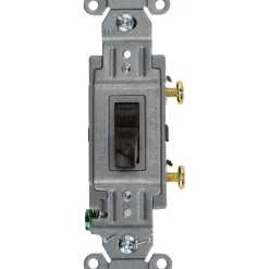 1 Pole, 120 to 277 VAC, 20 Amp, Commercial Grade Toggle Wall Switch