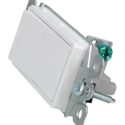 1 Pole, 120 to 277 VAC, 15 Amp, Specification Grade Rocker Wall Switch