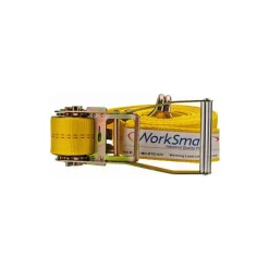 Polyester Ratchet Strap Tie Down: 27' Long, 2" Wide, 10000.000 lb Load Capacity