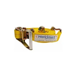 Polyester Ratchet Strap Tie Down: 27' Long, 2