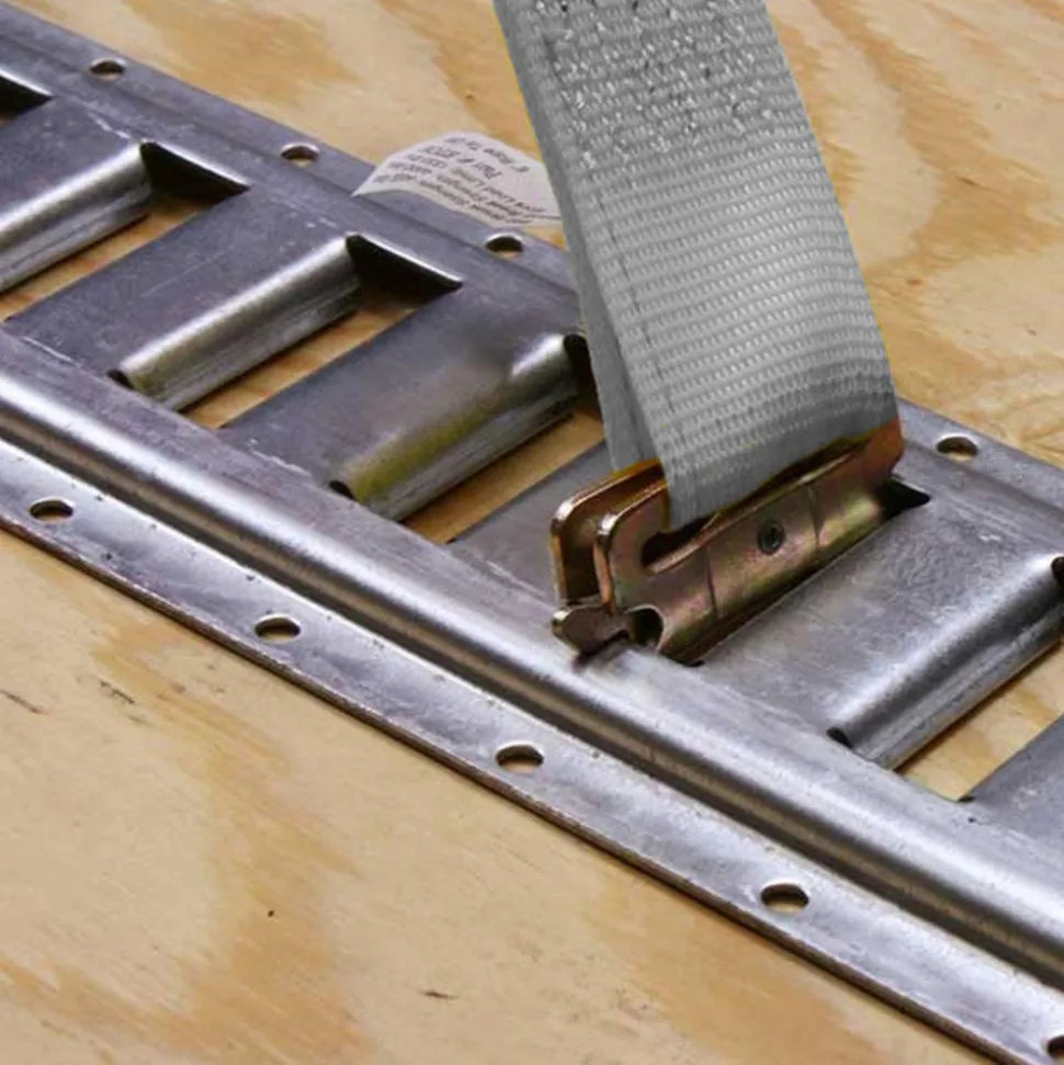 Polyester Ratchet Strap Tie Down: 16' Long, 2" Wide, 4400 lb Breaking Strength, 1467.000 lb Load Capacity