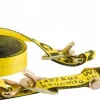 Polyester Ratchet Strap Tie Down: 20' Long, 2" Wide, 10000 lb Breaking Strength, 3300.000 lb Load Capacity
