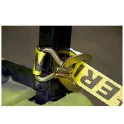 Polyester Ratchet Strap Tie Down: 20' Long, 2