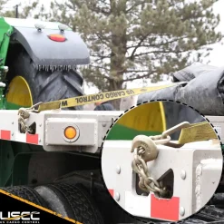 Polyester Ratchet Strap Tie Down: 27' Long, 2" Wide, 10000 lb Breaking Strength, 3333.000 lb Load Capacity