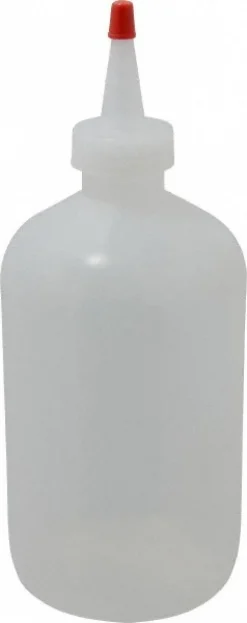 Polyethylene Dispensing Bottle: 3.1" Width/Dia
