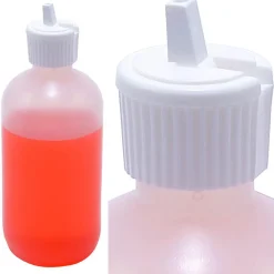 Polyethylene Dispensing Bottle: 0.9" Width/Dia