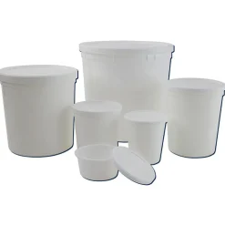 Polyethylene Disposable Container: 3.2" Width/Dia