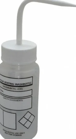 Polyethylene Safety Wash Bottle: 2.4" Width/Dia