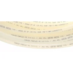 Polyethylene Tube: 1/4" ID x 3/8" OD, 100' Long