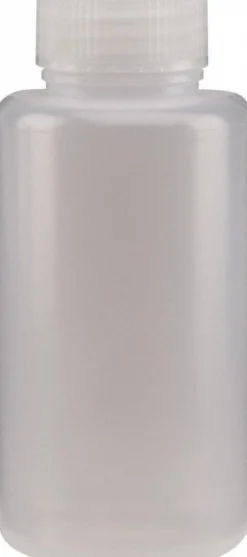 Polyethylene Wide-Mouth Bottle: 3" Width/Dia