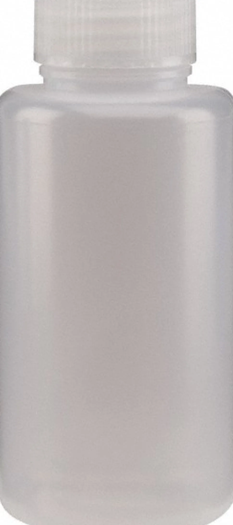 Polyethylene Wide-Mouth Bottle: 3" Width/Dia