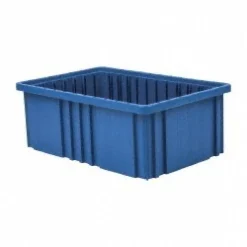 Polypropylene Dividable Storage Tote: 75 lb Capacity