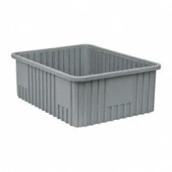 Polypropylene Dividable Storage Tote: 100 lb Capacity