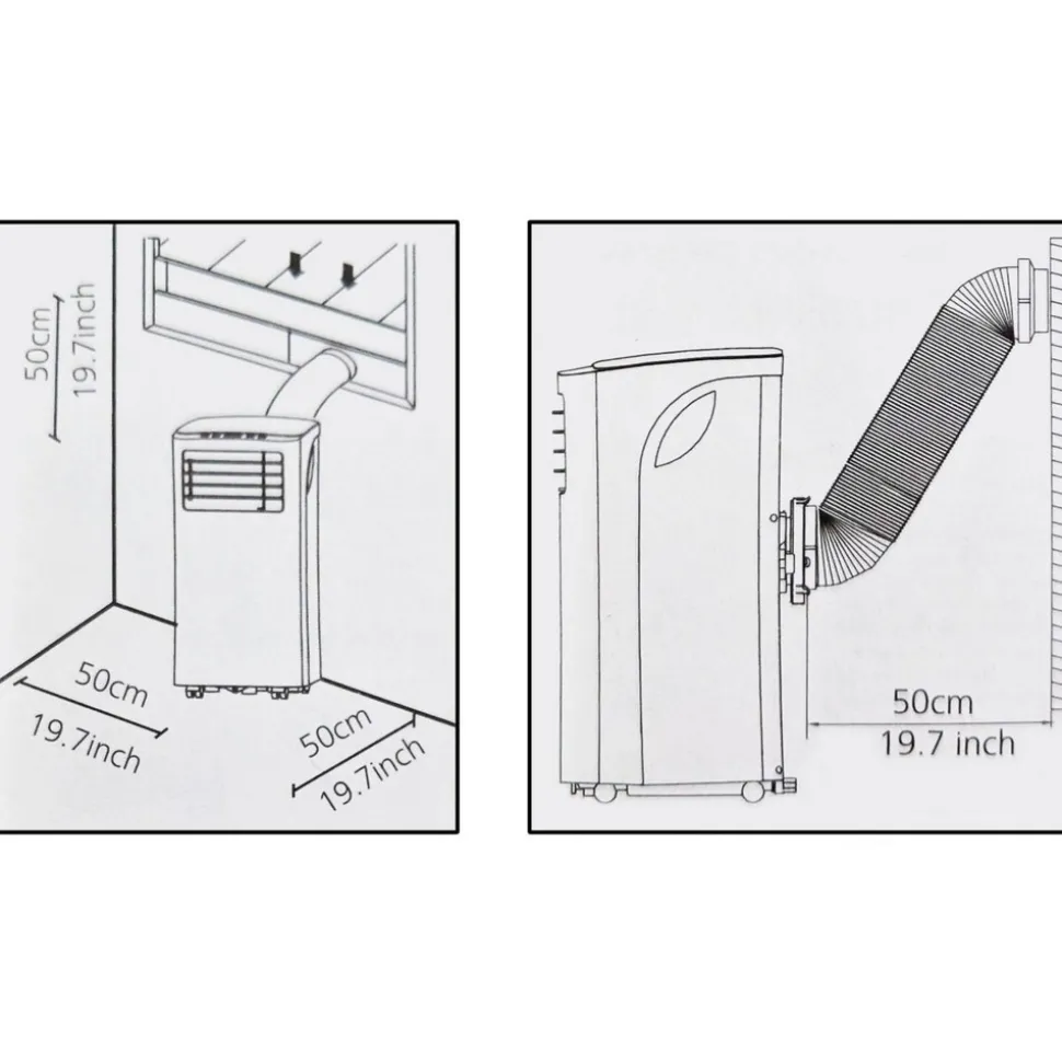 Portable Air Conditioner: 10000 BTU, 115V, 11.50A