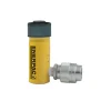 Portable Hydraulic Cylinder: 5 Ton, 1" Stroke, Single Acting, 0.99 cu in
