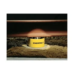 Portable Hydraulic Cylinder: 11 Ton, 1.5" Stroke, Single Acting, 3.35 cu in
