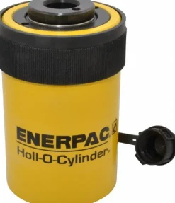 Portable Hydraulic Cylinder: 24 Ton, 2" Stroke, Single Acting, 9.46 cu in