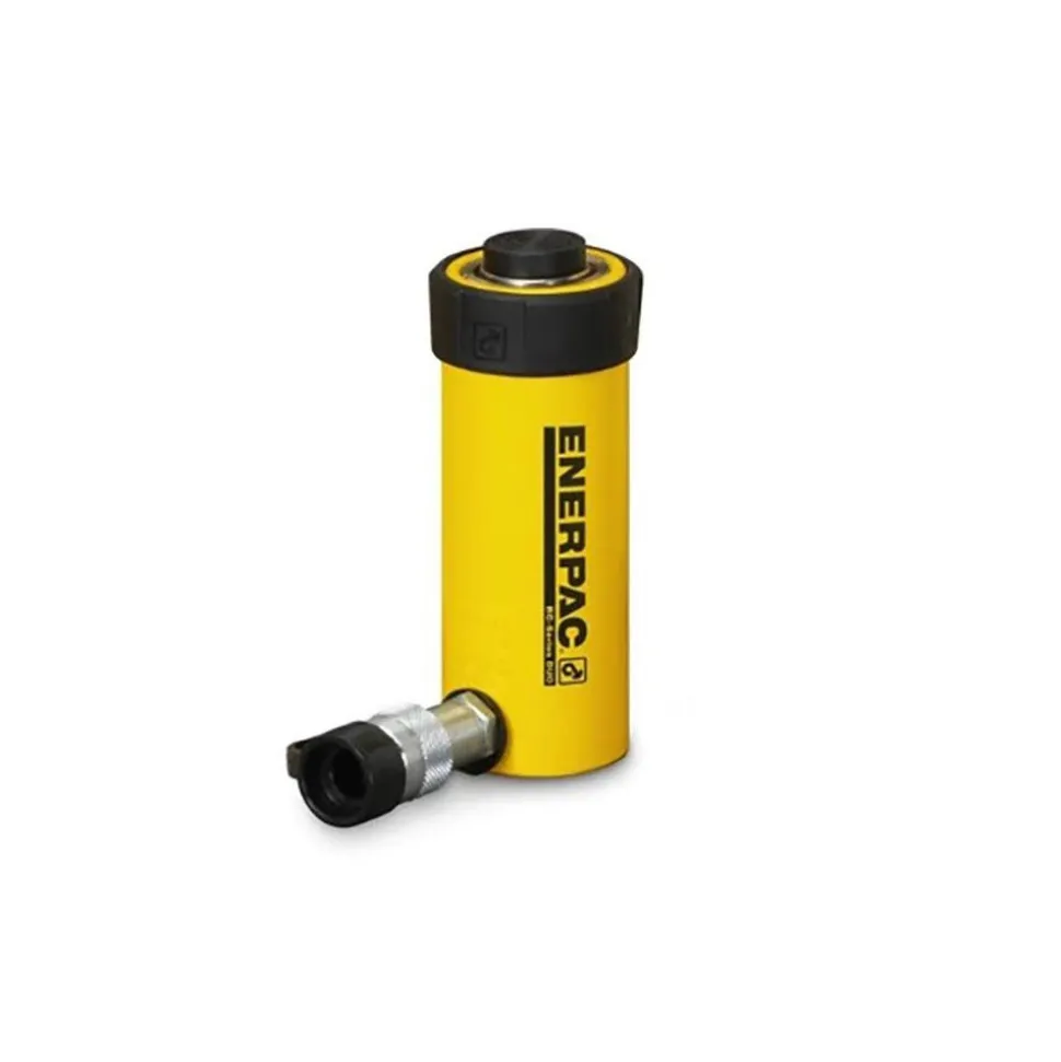 Portable Hydraulic Cylinder: 16 Ton, 2" Stroke, Single Acting, 6.28 cu in