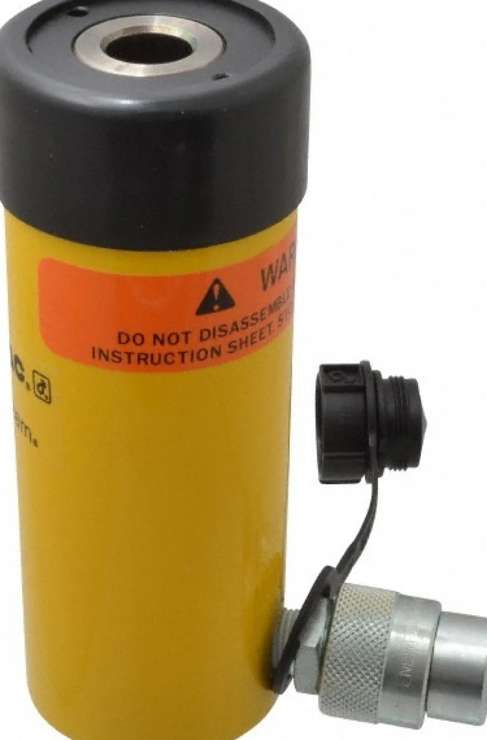 Portable Hydraulic Cylinder: 14 Ton, 3" Stroke, Single Acting, 8.29 cu in