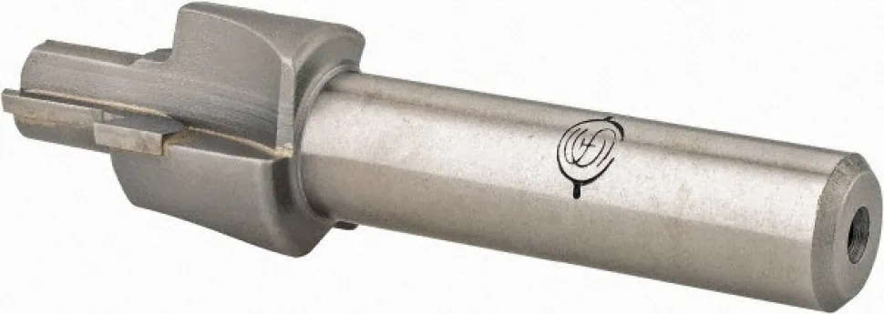 Porting Tool: 0.8380" Spotface Dia, 1/4" Tube OD, Reamer, 7/16-20" Port, Carbide-Tipped, Tube Dash # 4.000