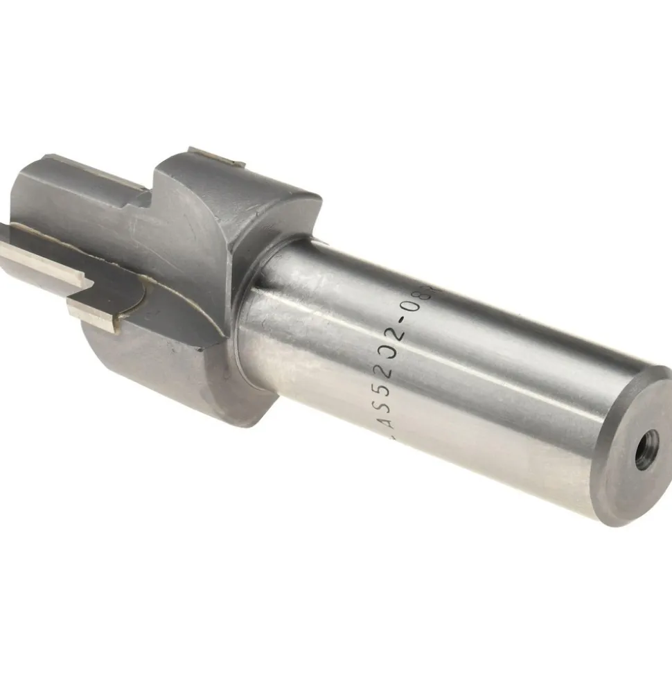 Porting Tool: 1.24" Spotface Dia, 1/2" Tube OD, Reamer, Tube Dash #8