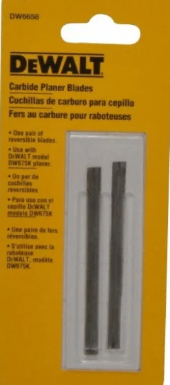 Power Planer & Joiner Accessories: Accessory Type: Planer Blade; For Use With: DW675K Planer; Description: Planer Replacement Blades for Use with DW675K