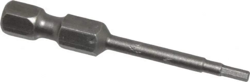 Power Screwdriver Bit: Hex Bit, 5/64" Hex