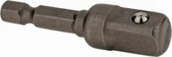 Power Screwdriver Bit: Hex to Square Adapter Bit