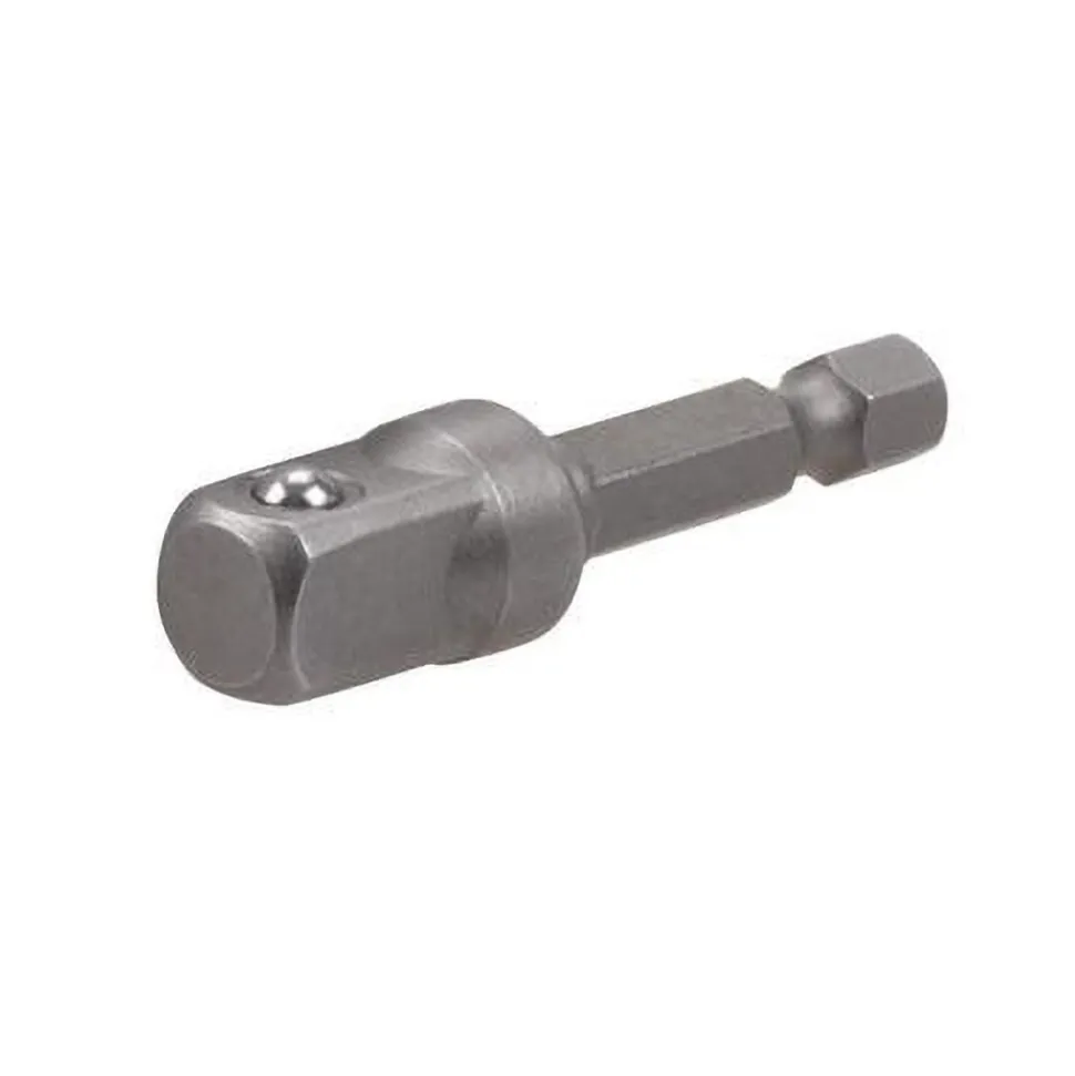 Power Screwdriver Bit: Hex to Square Adapter Bit