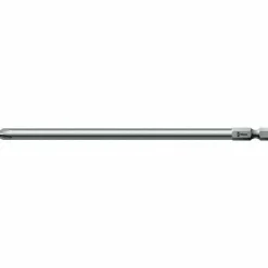 Power Screwdriver Bit: #2 Phillips, PH2 Speciality Point Size, 1/4" Hex Drive