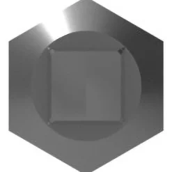 Power Screwdriver Bit: Square Recess Bit, 1/4