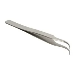 Precision Tweezer: 7-SA, Curved Tip, 4-3/8" OAL